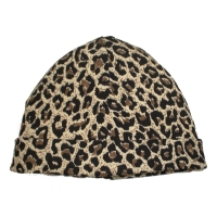 half moon baby hat - leopard print